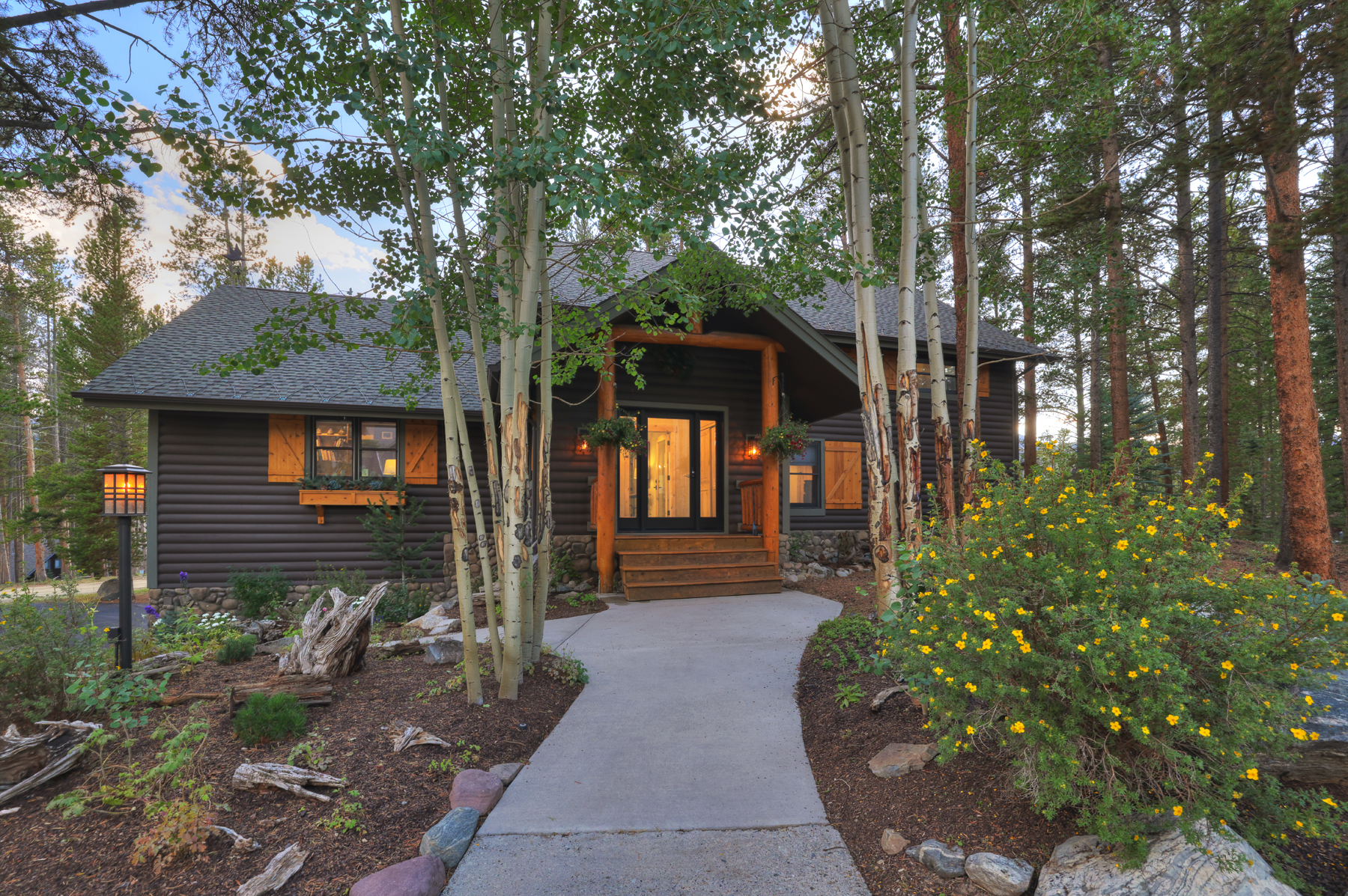 Burntwood Lane Breckenridge Colorado Home for sale, renovated, lake access by main street